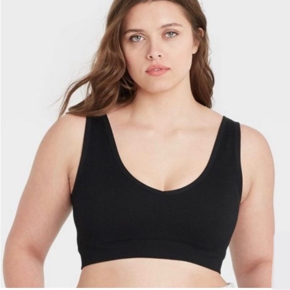 Colsie Women's Reversible Seamless Bralette Medium - Picture 1 of 4